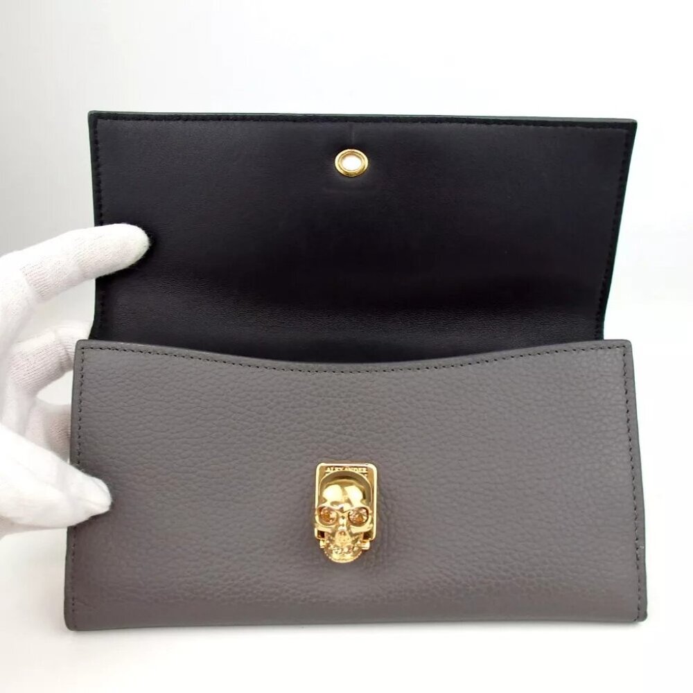Authentic ALEXANDER McQUEEN 275330・486480 Skull purse leather [Used] - Picture 7 of 12